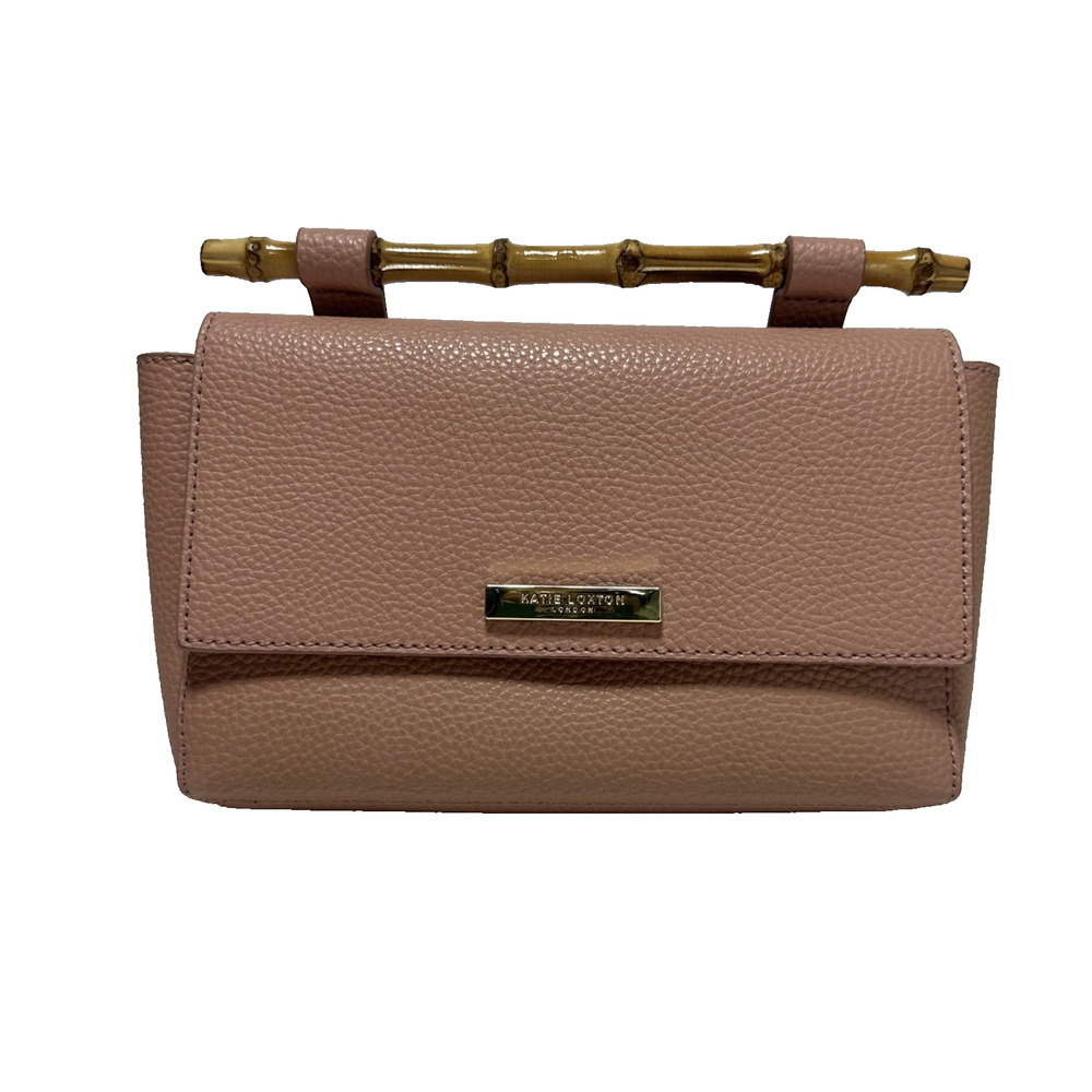 Katie Loxton Bamboo Handle Purse Pink